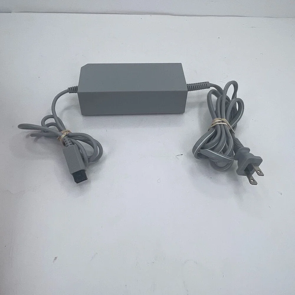 Nintendo Wii AC Adapter RVL-002 Power Supply + Sensor Bar & AV Cable Set